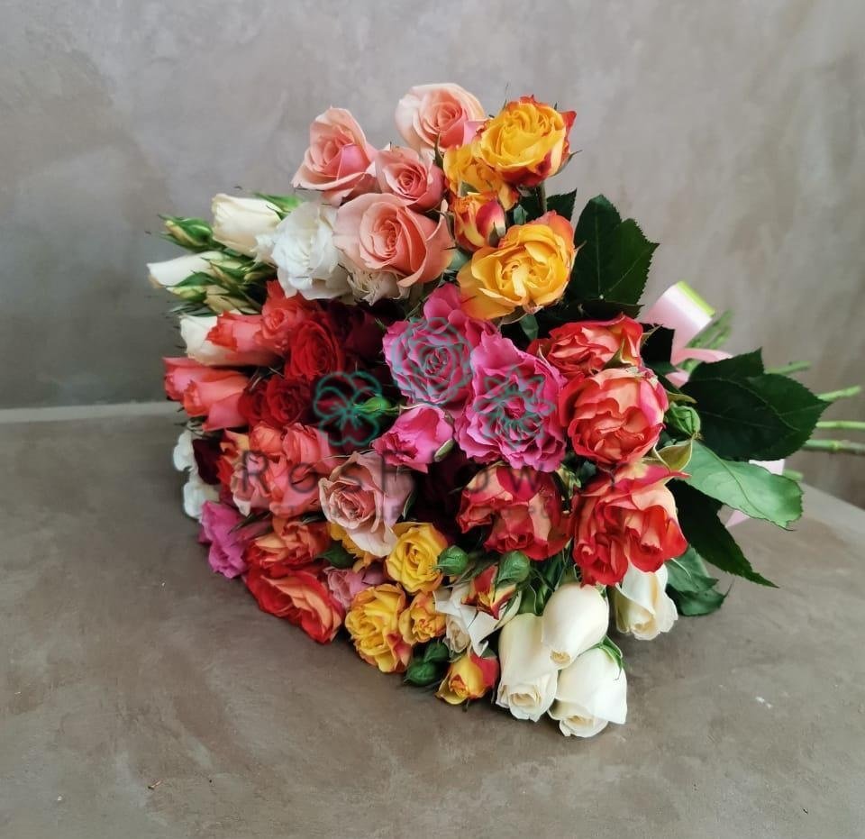 Букет цветов из: Розы в Поселок санатория Министерства Обороны