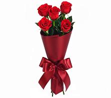 Букет 5 Красных роз Эдлесс Лав в Поселок санатория Министерства Обороны