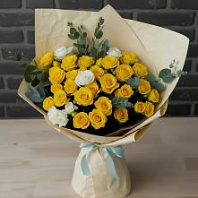 Букет цветов из:  Розы в Поселок санатория Министерства Обороны