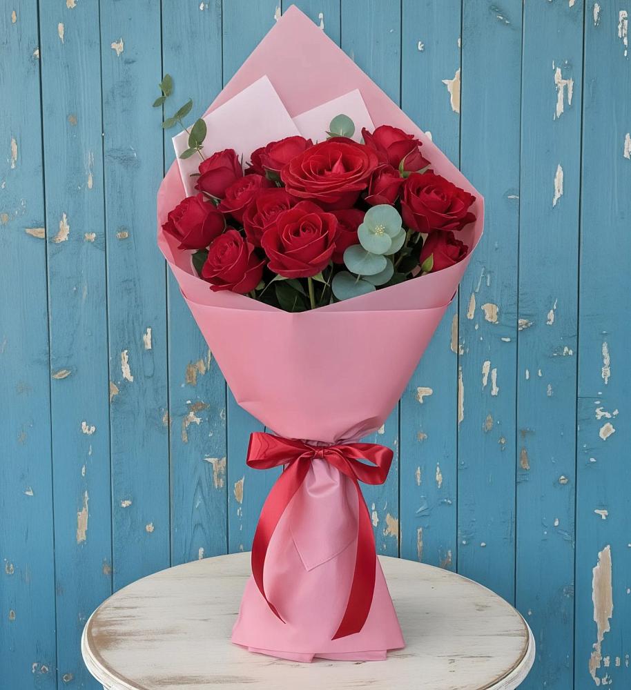 Букет цветов из: Розы в Поселок санатория Министерства Обороны