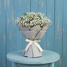 Букет цветов из:  Гипсофила в Поселок санатория Министерства Обороны