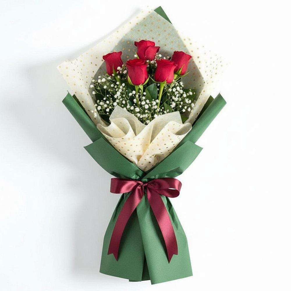 Букет цветов из: Розы в Поселок санатория Министерства Обороны