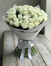 Букет 35 Белых роз в Поселок санатория Министерства Обороны