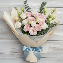 Букет цветов из:  Лизиантусы в Поселок санатория Министерства Обороны