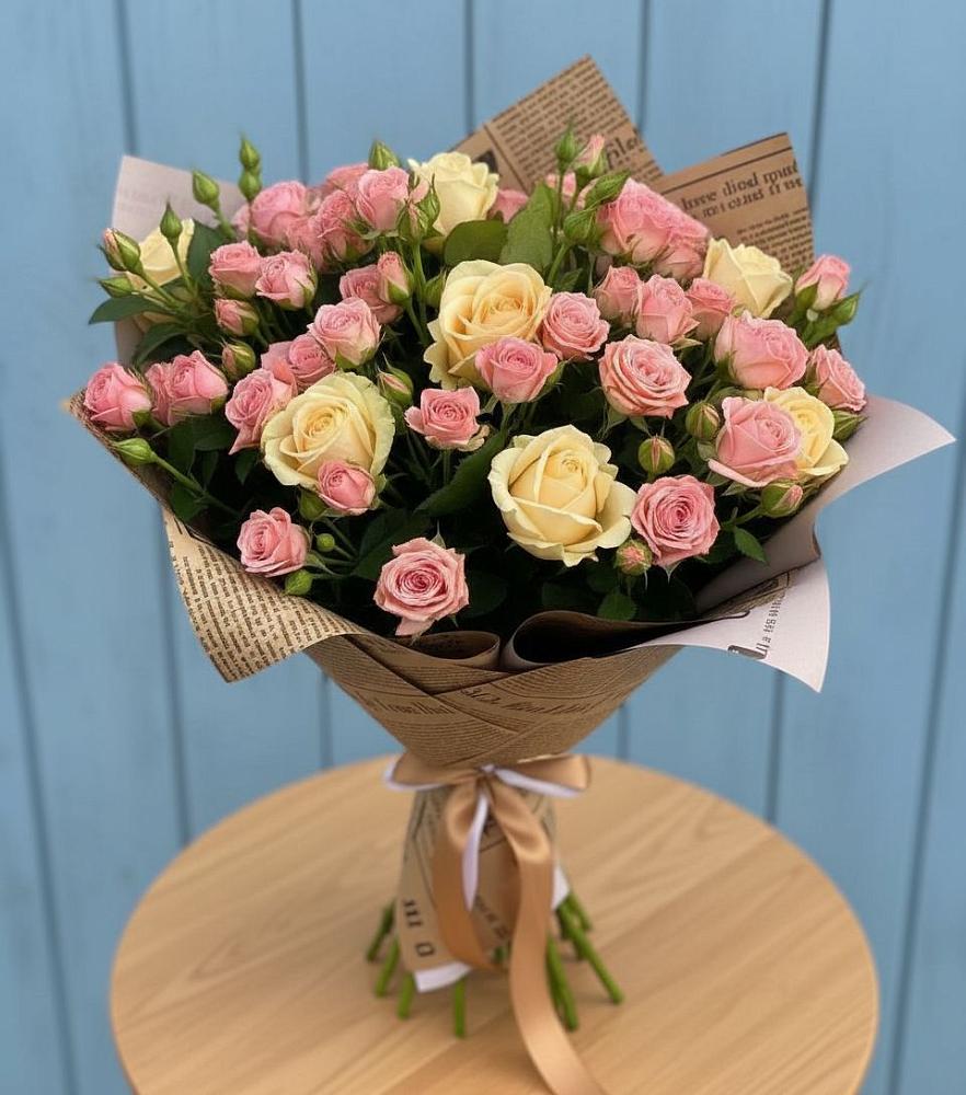 Букет цветов из: Розы в Поселок санатория Министерства Обороны