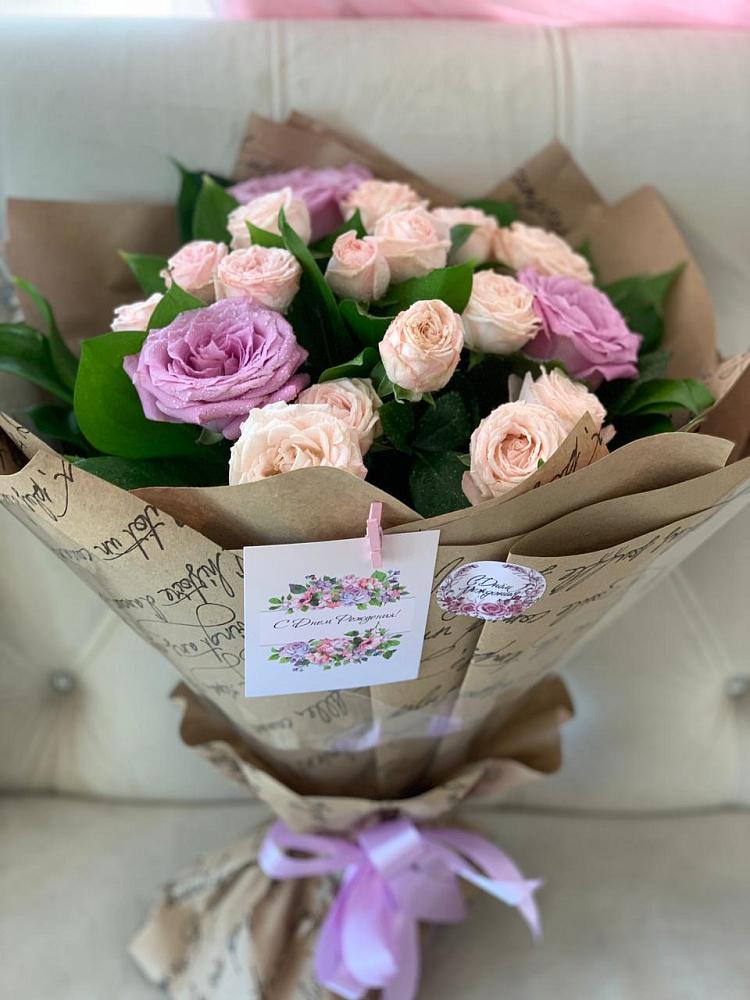 Букет цветов из: Розы в Поселок санатория Министерства Обороны