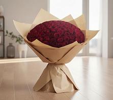 Букет 101 Красная роза в Поселок санатория Министерства Обороны