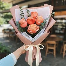 Букет цветов из:  Розы в Поселок санатория Министерства Обороны