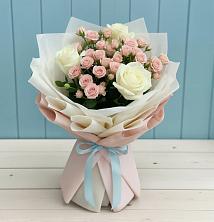Букет цветов из:  Розы в Поселок санатория Министерства Обороны