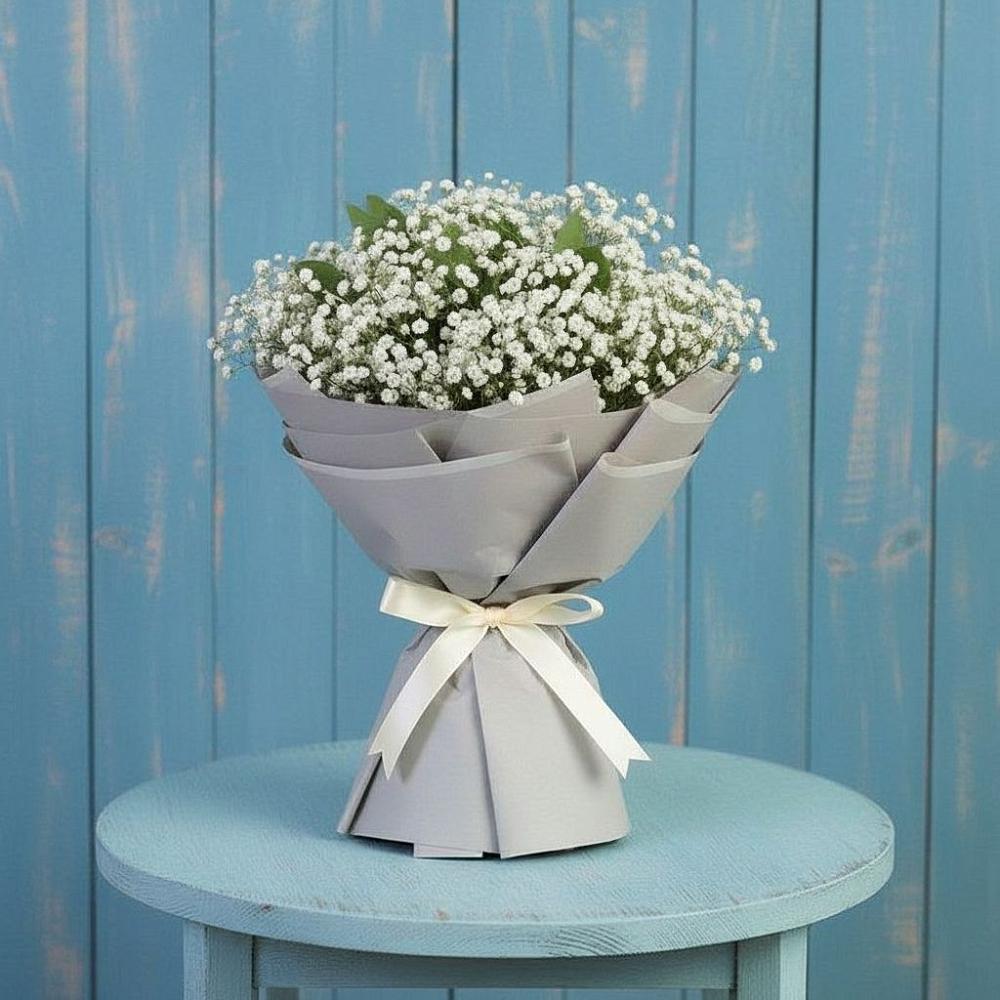 Букет цветов из: Гипсофила в Поселок санатория Министерства Обороны