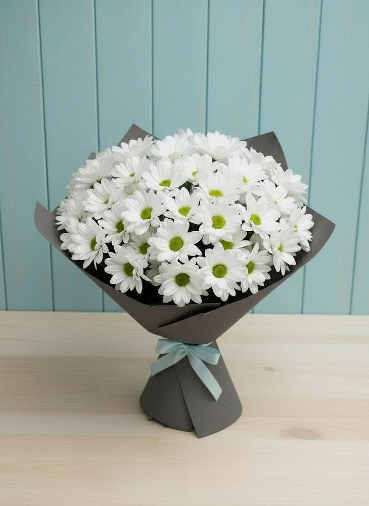 Букет цветов из: Хризантемы в Поселок санатория Министерства Обороны