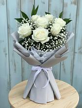 Букет цветов из:  Розы в Поселок санатория Министерства Обороны