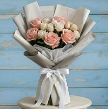Букет цветов из:  Розы #REPLACE_PRED# Поселок санатория Министерства Обороны