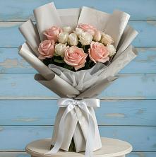 Букет цветов из:  Розы в Поселок санатория Министерства Обороны
