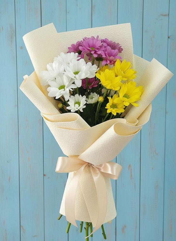 Букет цветов из: Хризантемы в Поселок санатория Министерства Обороны