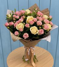 Букет цветов из:  Розы в Поселок санатория Министерства Обороны