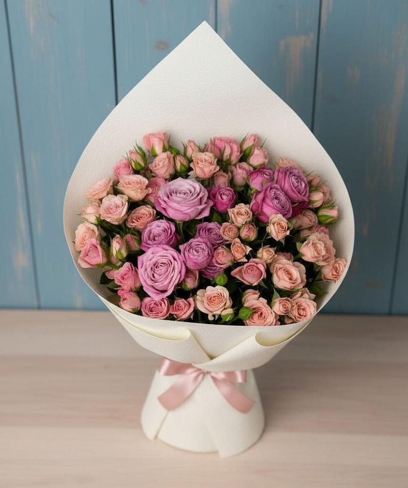 Букет цветов из: Розы в Поселок санатория Министерства Обороны