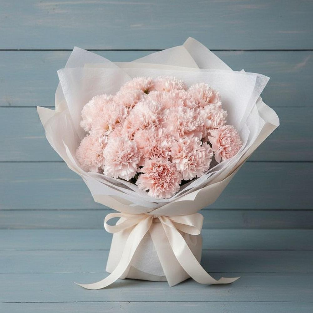 Букет цветов из: Гвоздики в Поселок санатория Министерства Обороны