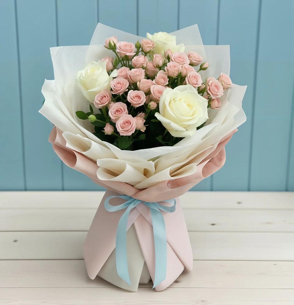 Букет цветов из: Розы в Поселок санатория Министерства Обороны