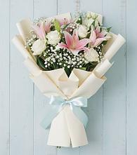 Букет цветов из:  Лилии в Поселок санатория Министерства Обороны